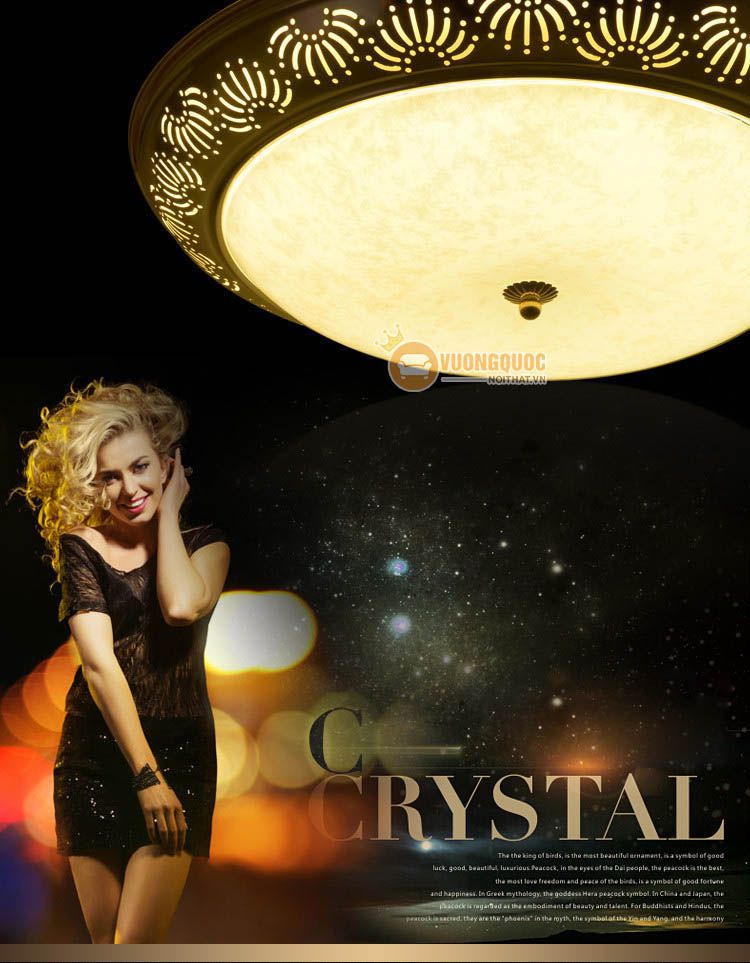 Đèn áp trần sang trọng trang trí nội thất CM177-3